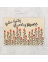 Piękne kwiaty - drewniana kartka pocztowa